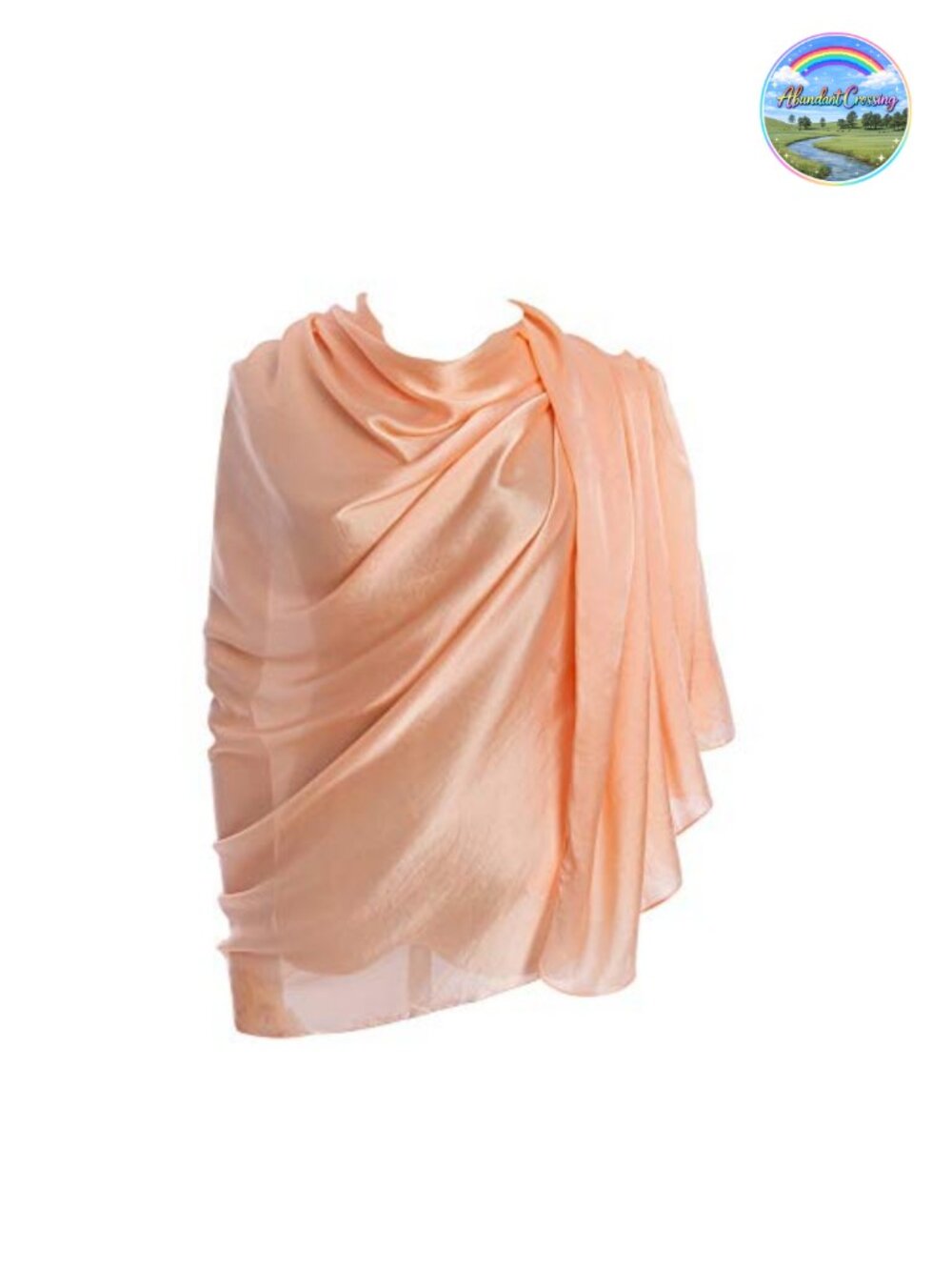 100% Silk Long Lightweight Scarf Shawl Women's Wrap